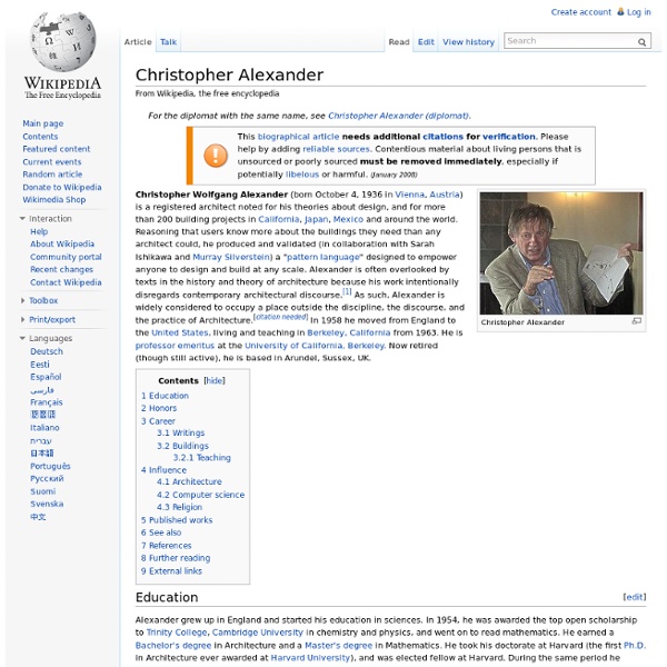 Christopher Alexander