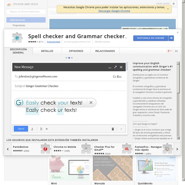 Spell checker and Grammar checker by Ginger Pearltrees