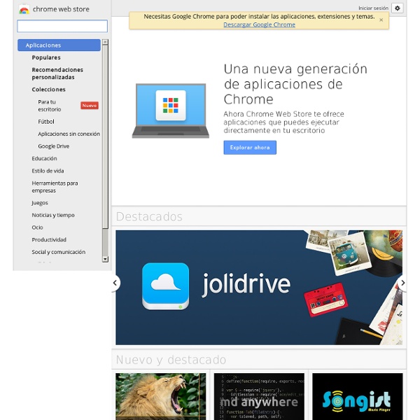 Aplicaciones de goggle chrome