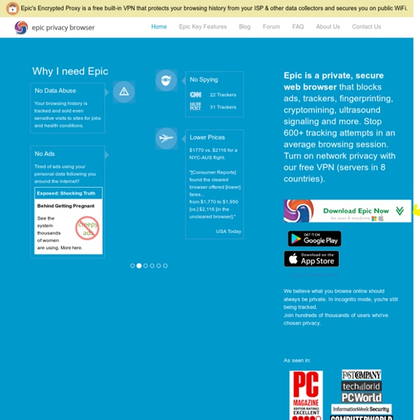 Epic Browser - The first web browser for India