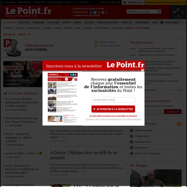 Tribunes Ouvertes - Lepoint.fr