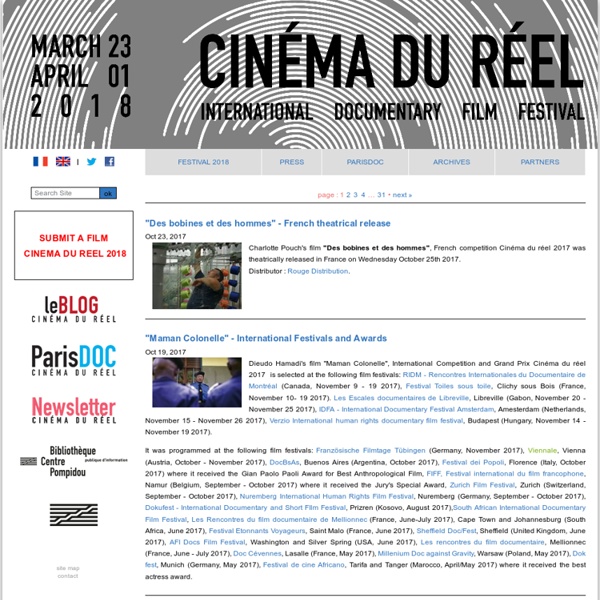 Cinéma du réel - Le site du Festival international de films documentaires