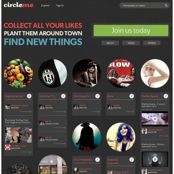 CircleMe, an inspiring social way to collect likes and find new ones