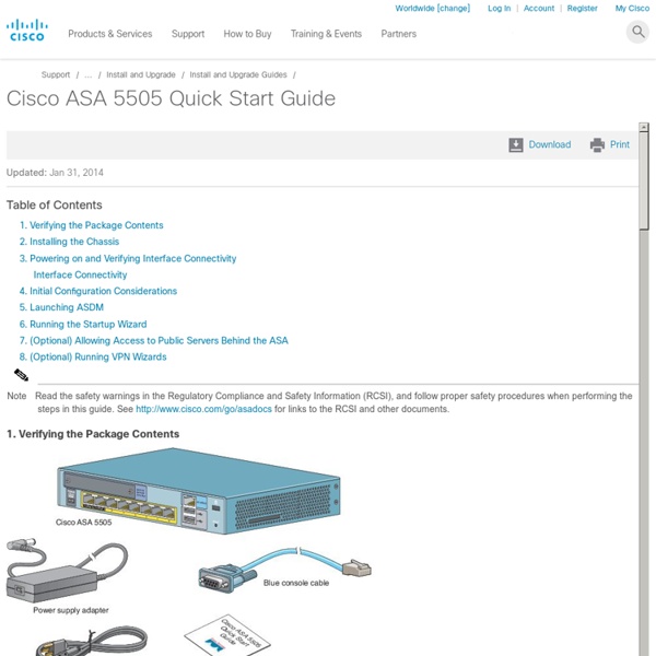 ASA 5505 Quick Start Guide