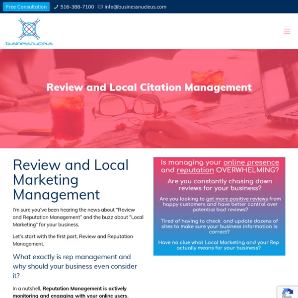 Review and Local Citation Management - Business Nucleus
