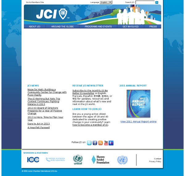 Welcome to JCI - Young Active Citizens Creating Positive Change