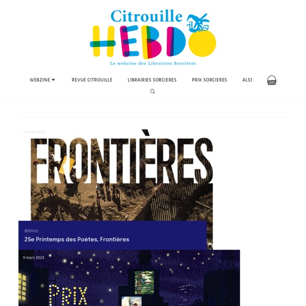 Citrouille, blog des Librairies Sorci?res