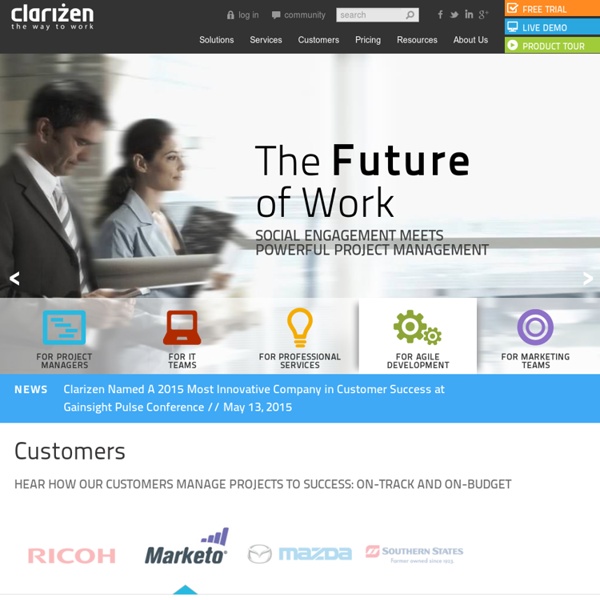 Project Management Software Online - Clarizen – Work Management Software