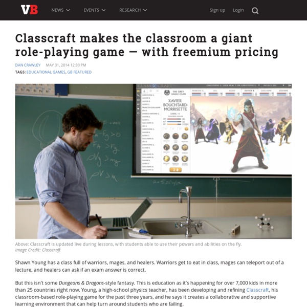 Classcraft makes the classroom a giant role-playing game
