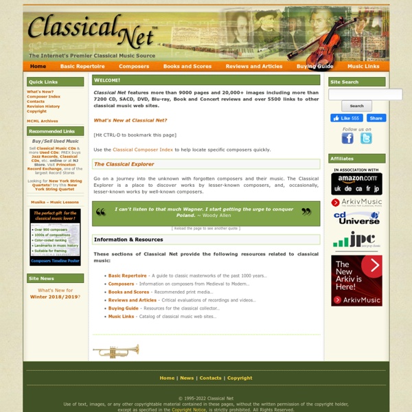 Classical Music Information & Reviews