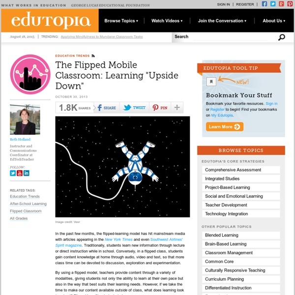 The Flipped Mobile Classroom: Learning "Upside Down"