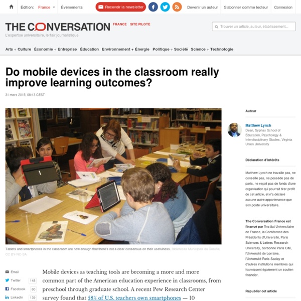 Do mobile devices in the classroom really improve learning outcomes?