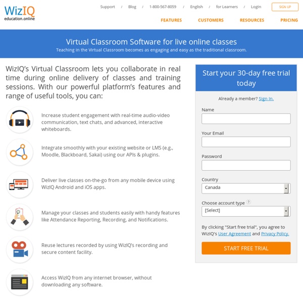 The Best Virtual Classroom for Live, Online Teaching - WizIQ