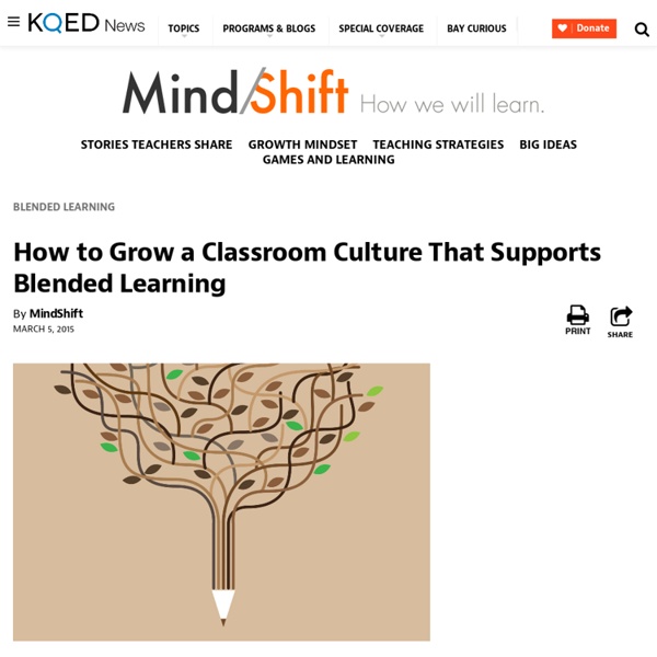 How to Grow a Classroom Culture That Supports Blended Learning