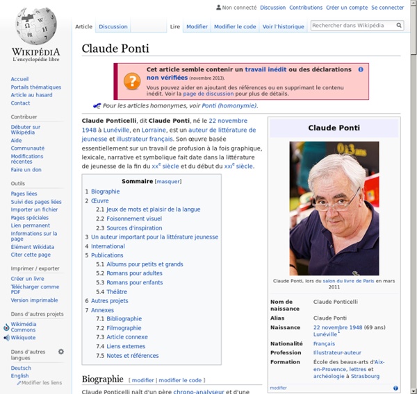 Claude Ponti