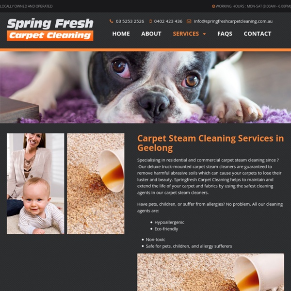 Carpet Steam Cleaning in Geelong