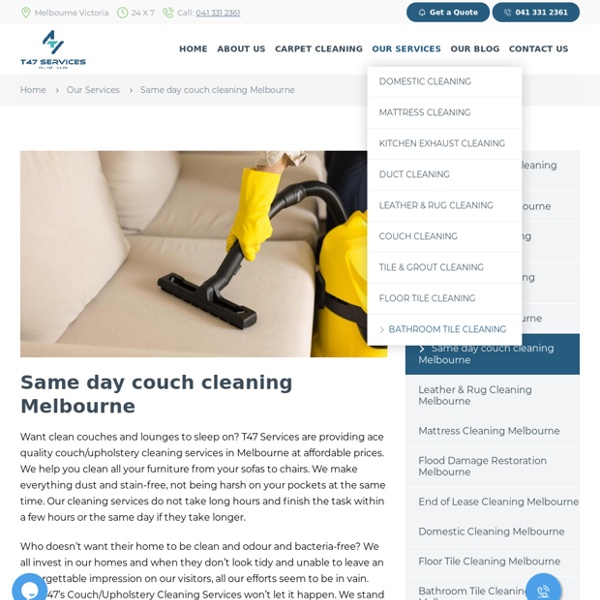 Furniture cleaning melbourne