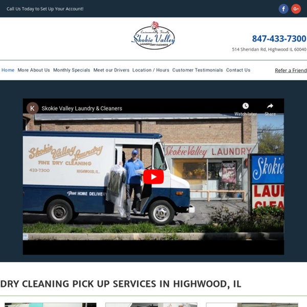 Dry Cleaning Pick Up Near Deerfield, IL
