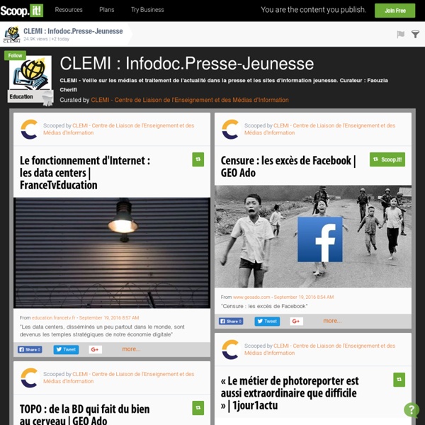 CLEMI : Infodoc.Presse-Jeunesse