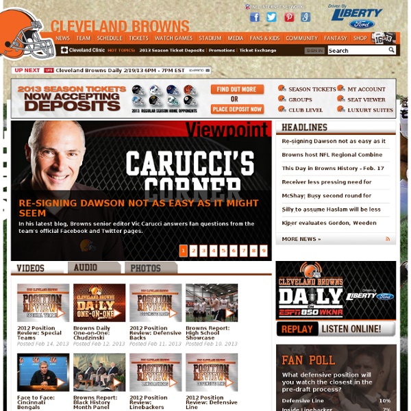 Official Site of the Cleveland Browns