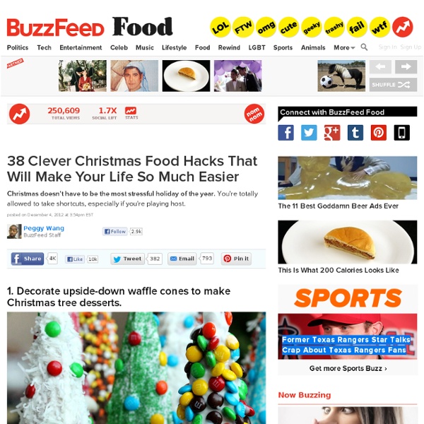 38 Clever Christmas Food Hacks That Will Make Your Life So Much Easier