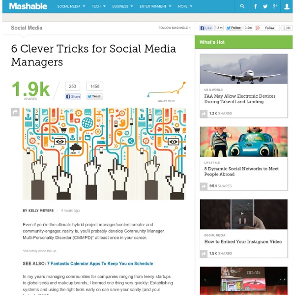 6 Clever Tricks for Social Media Managers