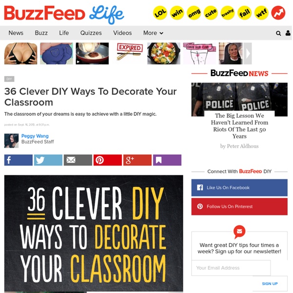 36 Clever DIY Ways To Decorate Your Classroom