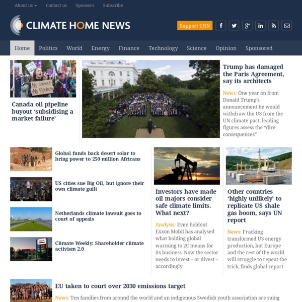 Climate Home - climate change news