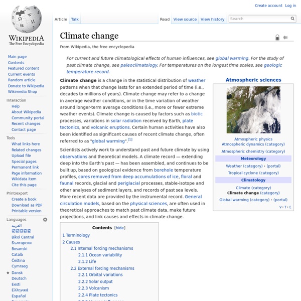 Climate change