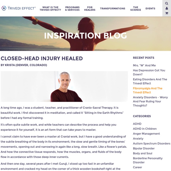 Closed-Head Injury Healed