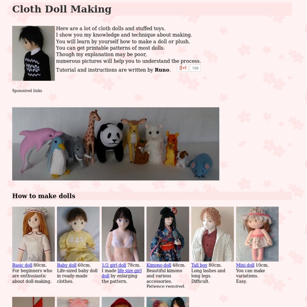 Cloth Doll Making by Runo Dollmaker