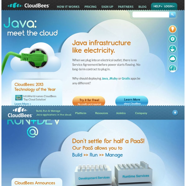 CloudBees: Cloud Platform as a Service for Java Web Apps, Supported Jenkins/Hudson and Jenkins/Hudson in the Cloud