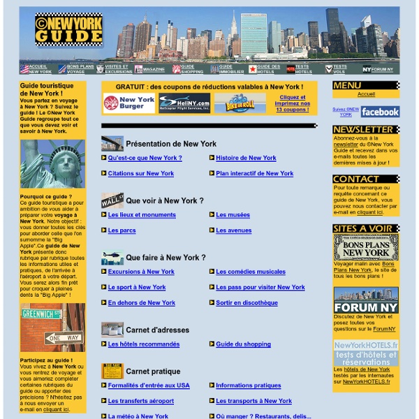 ©New York Guide, le guide de New York
