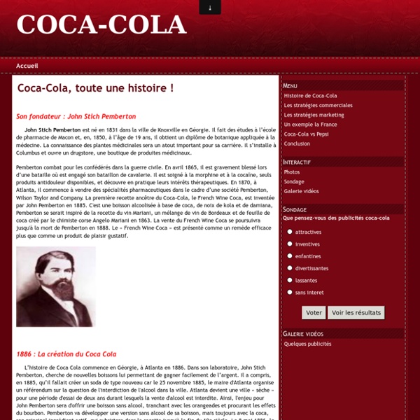 Coca-Cola, toute une histoire !