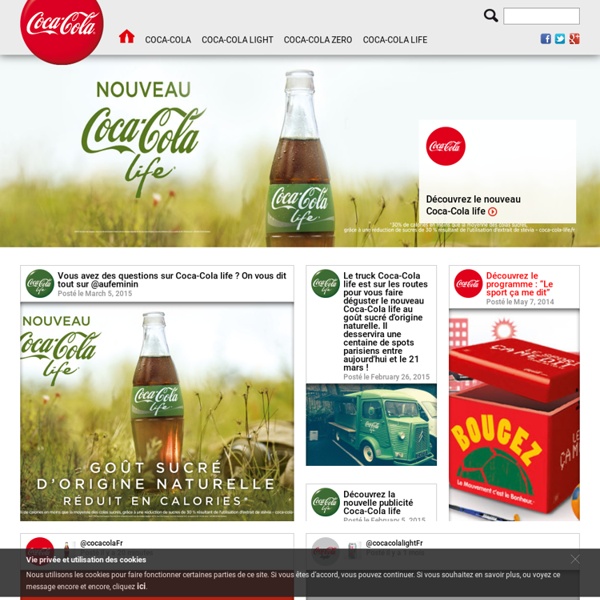 Ouvre un CocaCola, ouvre du bonheur  Le site officiel de CocaCola