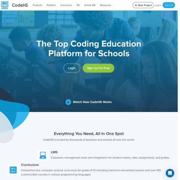 CodeHS - Learn to Code at School or at Home