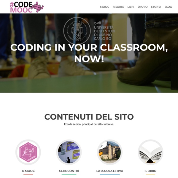 CodeMOOC – Coding in your Classroom, Now!