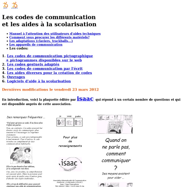 Codes de communication