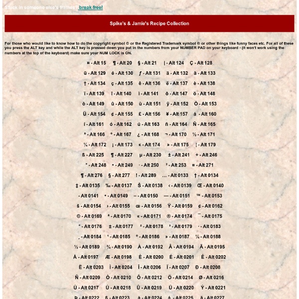 Alt Codes - How to make those Smiley Faces