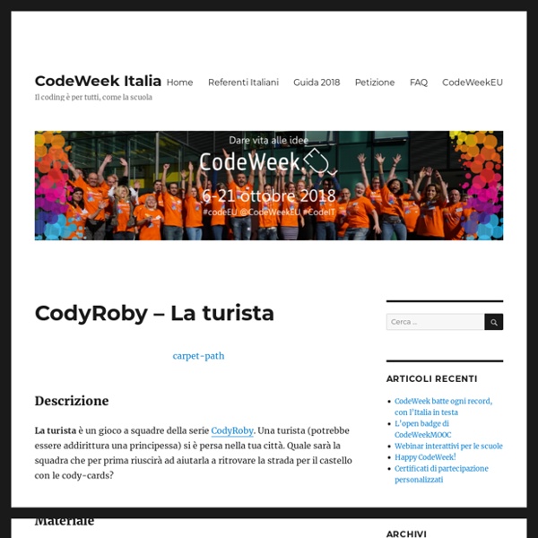 CodyRoby – La turista