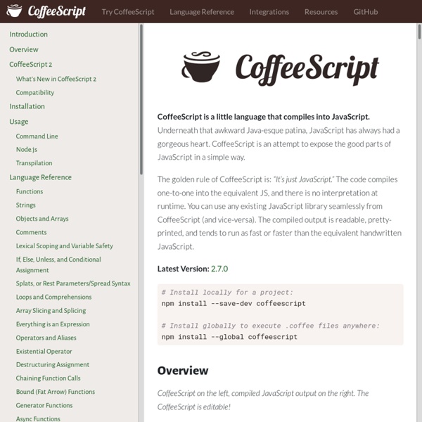 CoffeeScript