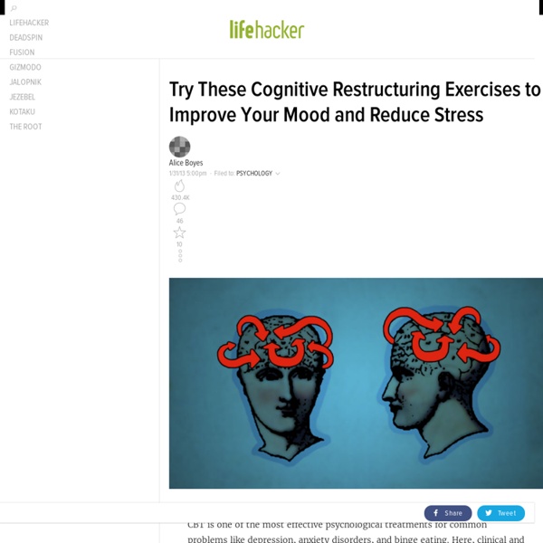 Try These Cognitive Restructuring Exercises to Improve Your Mood and Reduce Stress