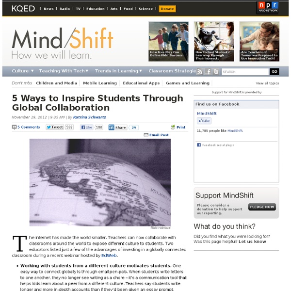 5 Ways to Inspire Students Through Global Collaboration
