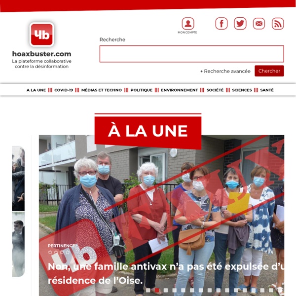 Premiere ressource francophone sur les hoax