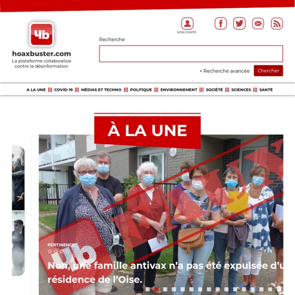 HoaxBuster - Premiere ressource francophone sur les hoax