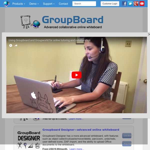 Advanced collaborative online whiteboard software