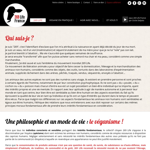 Collectif citoyen "269 Life France", mouvement mondial 269life.