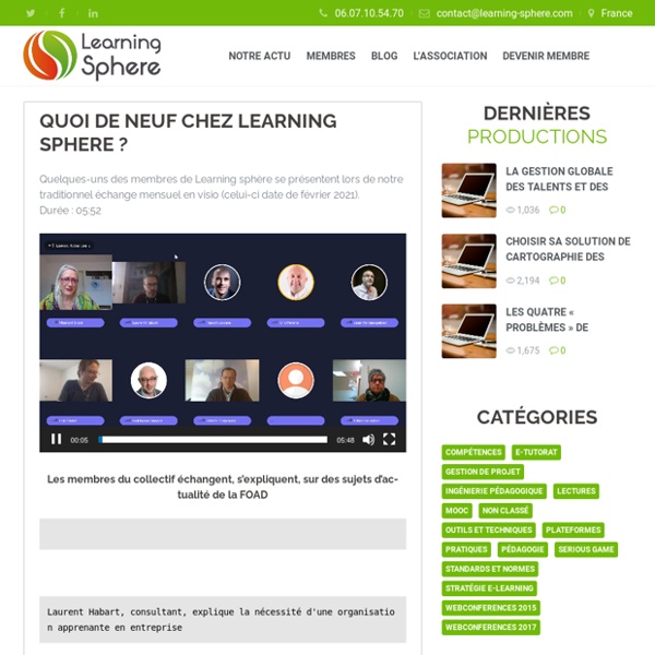 Learning Sphere – Collectif d'experts en formation multimodale