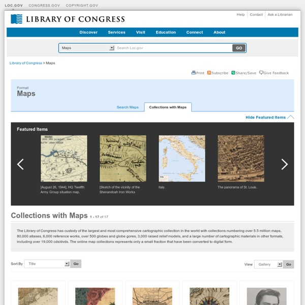 Map Collections Home Page