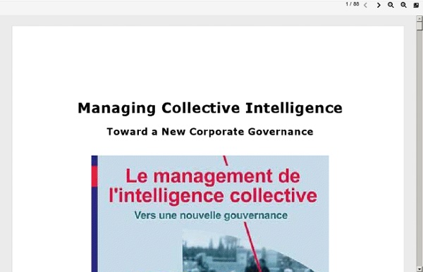 Managing Collective Intelligence November 2004 Edition - Powered by Google Docs